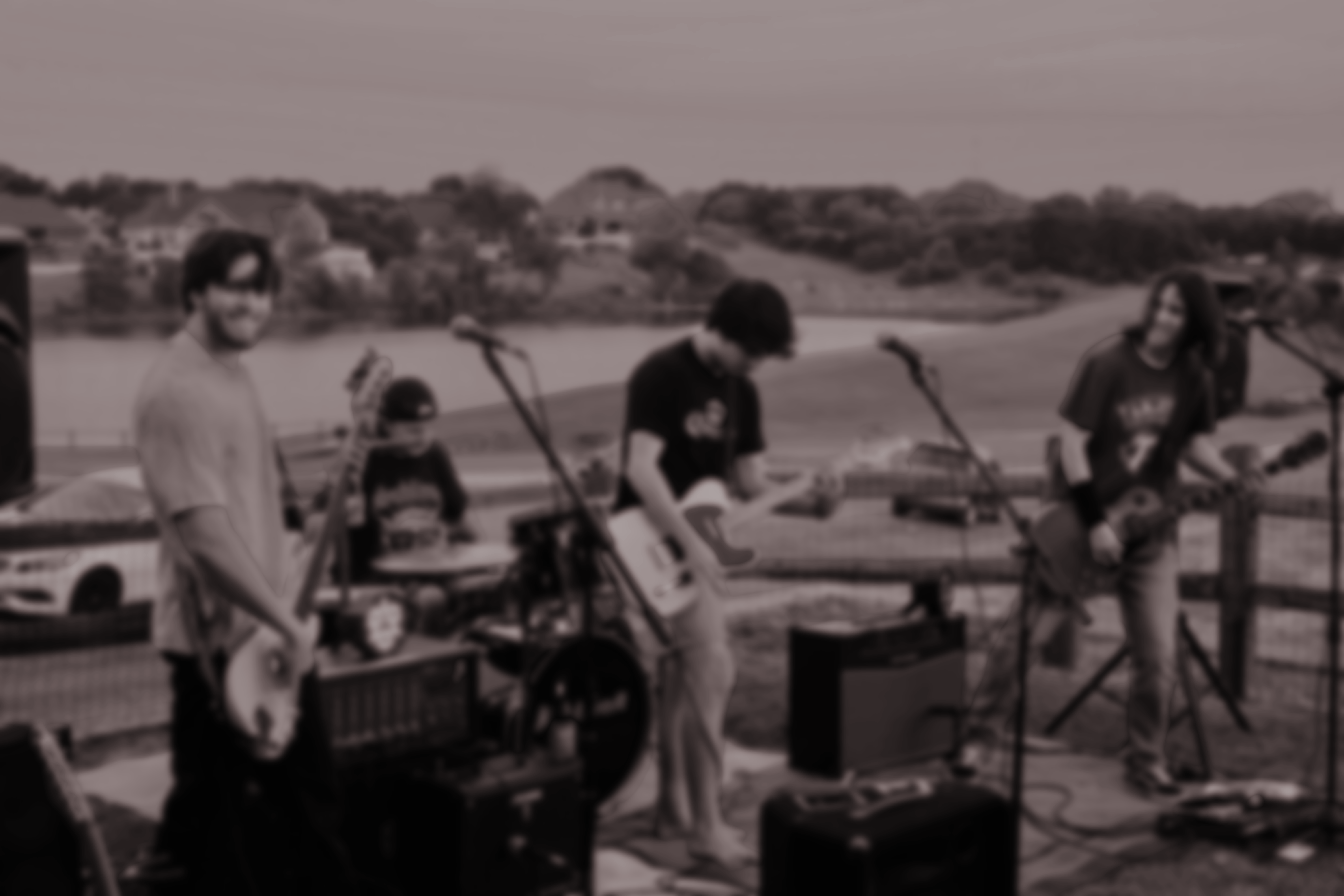 Band in yard